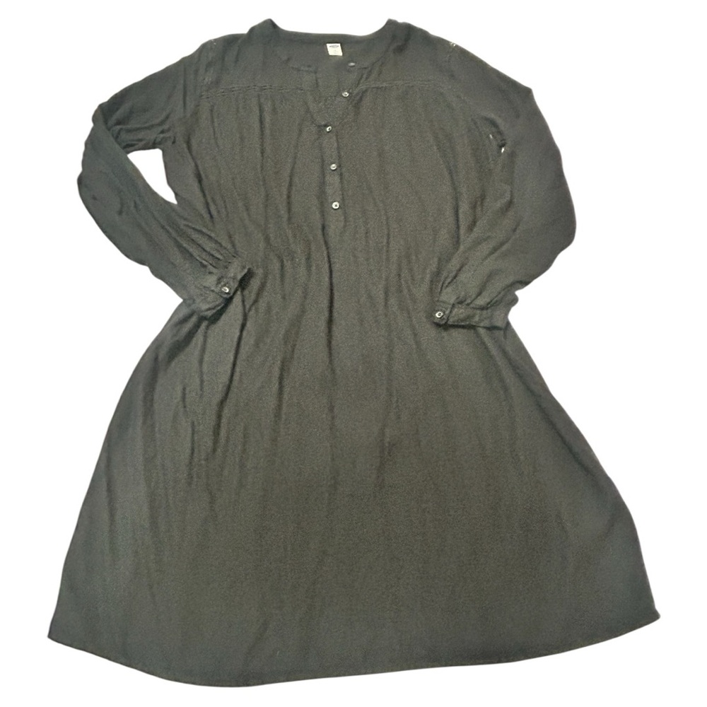Old Navy Black Shirt Dress
